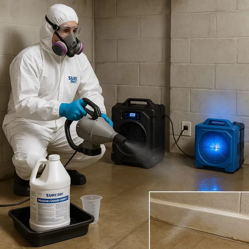 Sanitization and Odor Removal process in Oak Hill, FL